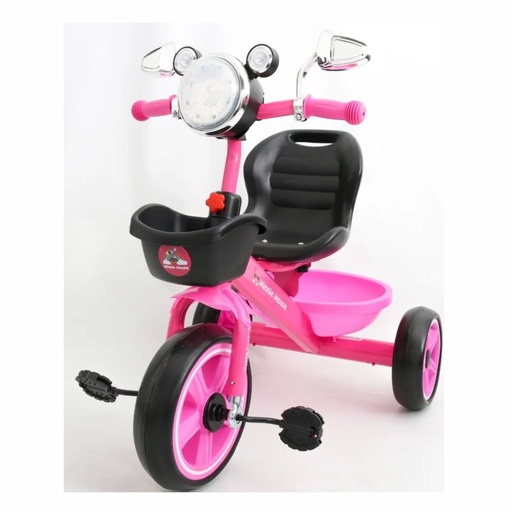 [170-00307] TRICICLO LAMBORGHINI 147003 007N MINNIE ROSA C/LUZ Y SONIDO