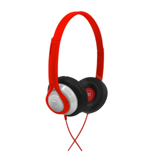 [157-48112] AURICULAR MAXELL HP-360 ROJO