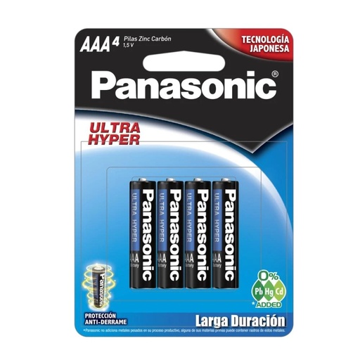 [073-00034] PILA PANASONIC AAA CARBON BP4