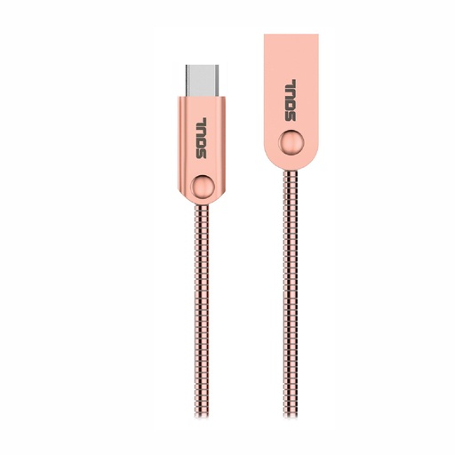 [164-85215] CABLE DE DATOS SOUL IRON FLEX TYPE-C DORADO