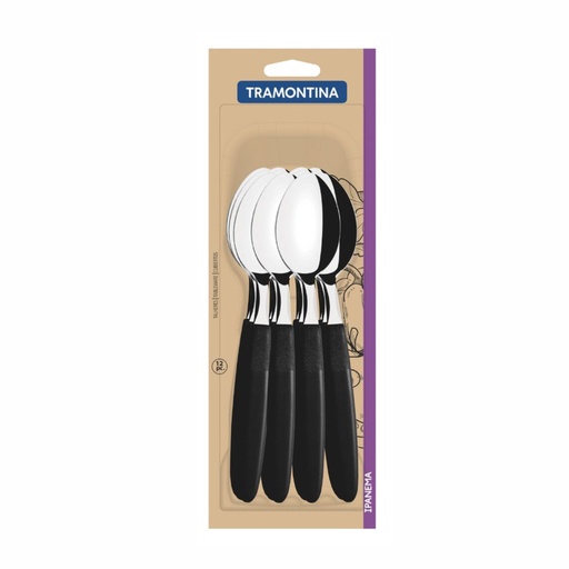 [086-72046] CUCHARA DE MESA TRAMONTINA 23363/900 IPANEMA 12PZS NEGRO