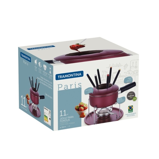 [086-53714] FUNDEAU TRAMONTINA 20553/714 PARIS ROJO 11PZS