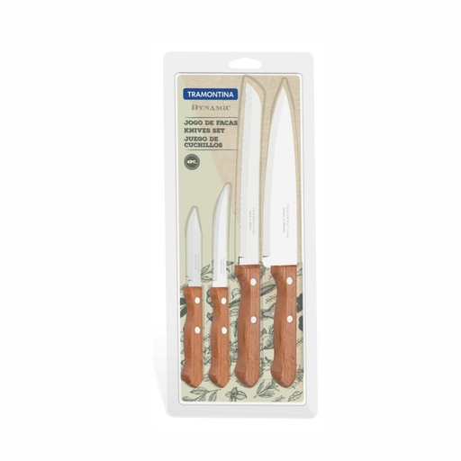 [086-99012] JUEGO DE CUCHILLOS TRAMONTINA 22399/012 DYNAMIC 3PZS