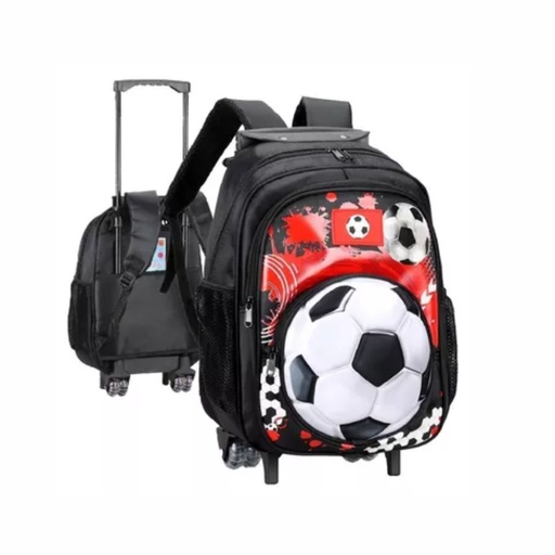 [199-00503] MOCHILA CARRO TRENDY 51350NR BLACK/RED