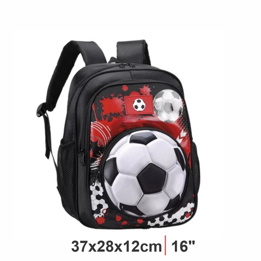 [199-00541] MOCHILA TRENDY 51354NR NEGRO/ROJO