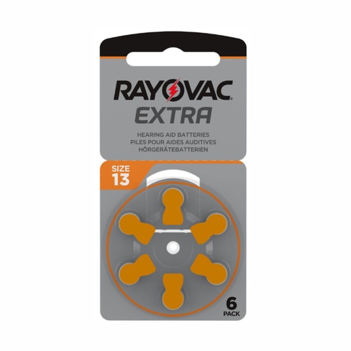 [030-50285] PILA RAYOVAC 13AUX-6XELAT BP6                                                                       