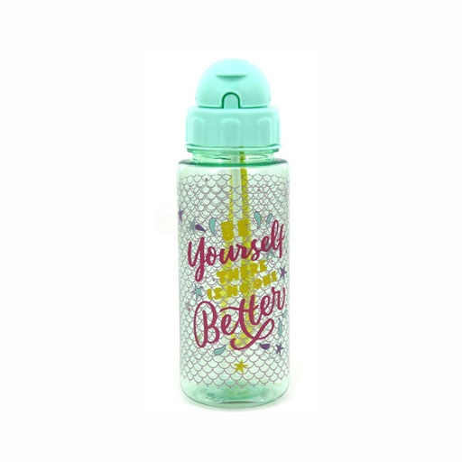 [199-05249] BOTELLA TRENDY 12524 500ML AQUA CON PICO